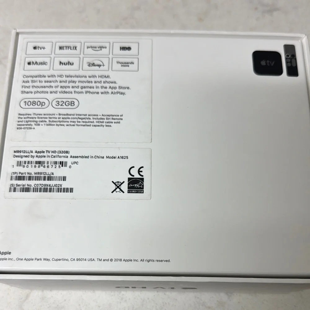 Apple TV HD Media Player